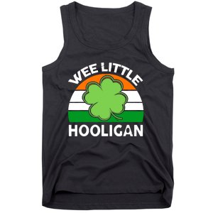 St Patricks Day Shirts Wee Little Hooligan Funny Tank Top