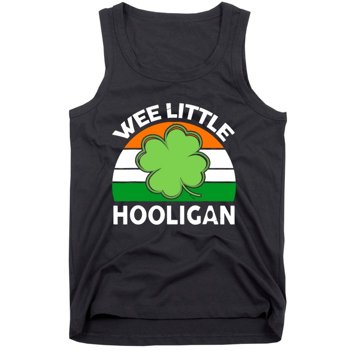 St Patricks Day Shirts Wee Little Hooligan Funny Tank Top