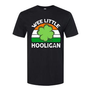 St Patricks Day Shirts Wee Little Hooligan Funny Softstyle CVC T-Shirt