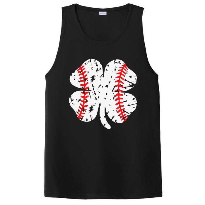 St. Patrick's Day Shamrock Baseball Saint Paddy's S PosiCharge Competitor Tank