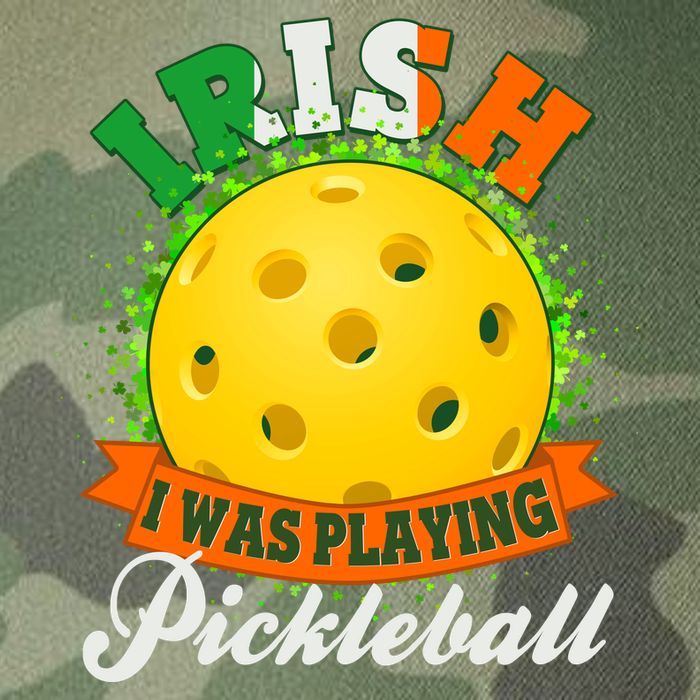 St Patricks Day Irish I Was Playing Pickleball Legacy Tie Dye Trucker Hat