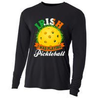 St Patricks Day Irish I Was Playing Pickleball Cooling Performance Long Sleeve Crew