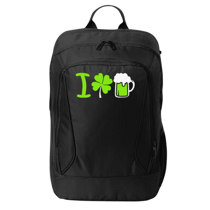 Saint Patrick's Day I Love Beer City Backpack