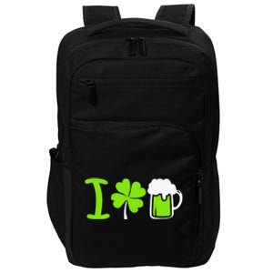 Saint Patrick's Day I Love Beer Impact Tech Backpack