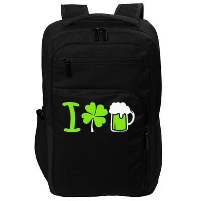 Saint Patrick's Day I Love Beer Impact Tech Backpack