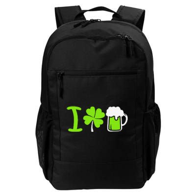 Saint Patrick's Day I Love Beer Daily Commute Backpack