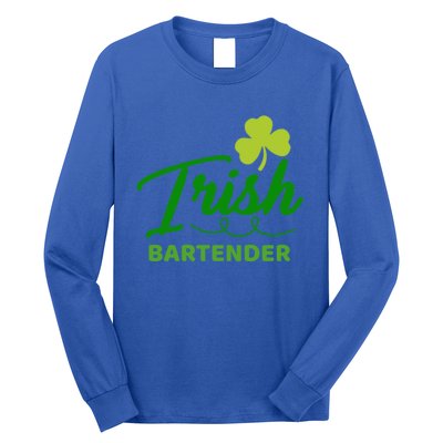 St Patrick's Day Irish Bartender Shamrock Great Gift Long Sleeve Shirt