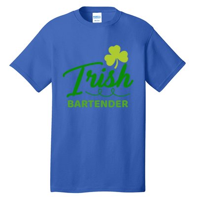 St Patrick's Day Irish Bartender Shamrock Great Gift Tall T-Shirt