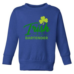 St Patrick's Day Irish Bartender Shamrock Great Gift Toddler Sweatshirt