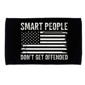 Smart People DonT Get Offended Sarcastic Saying Microfiber Hand Towel