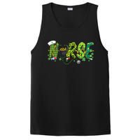 St Patricks Day Nurse Shamrock Medical Nursing Lucky RN PosiCharge Competitor Tank