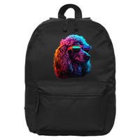 Standard Poodle Dogs Standard Poodles 16 in Basic Backpack