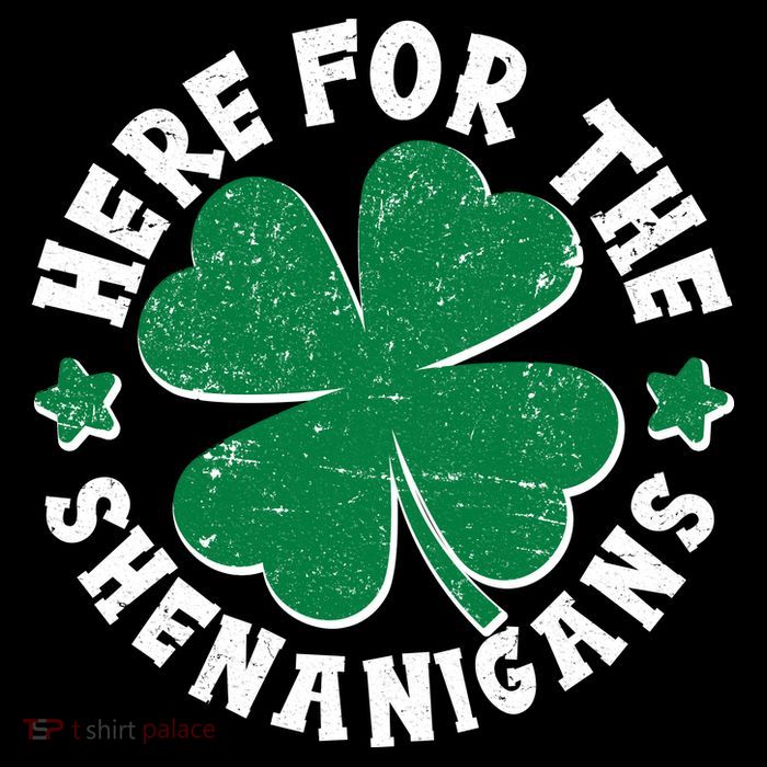 St Patricks Day Here For The Shenanigans Lucky Shamrock Clover Flexfit Unipanel Trucker Cap