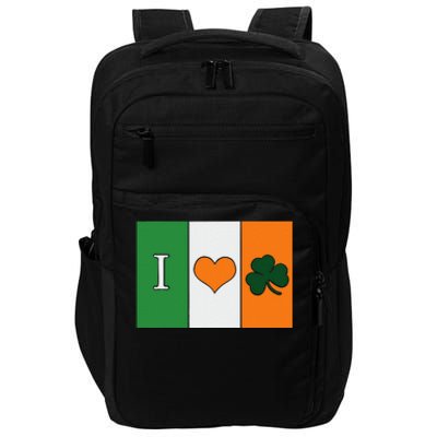 Saint Patrick's Day I Love Ireland Lucky Charmss Paddy's Day Impact Tech Backpack