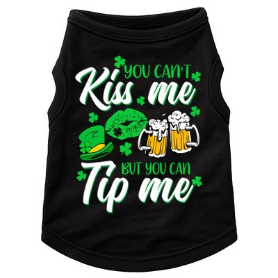 St Patrick's Day Lucky Shamrock Waitress Bartender Waiter Gift Doggie Tank