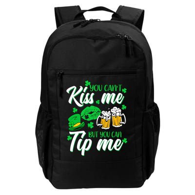 St Patrick's Day Lucky Shamrock Waitress Bartender Waiter Gift Backpack