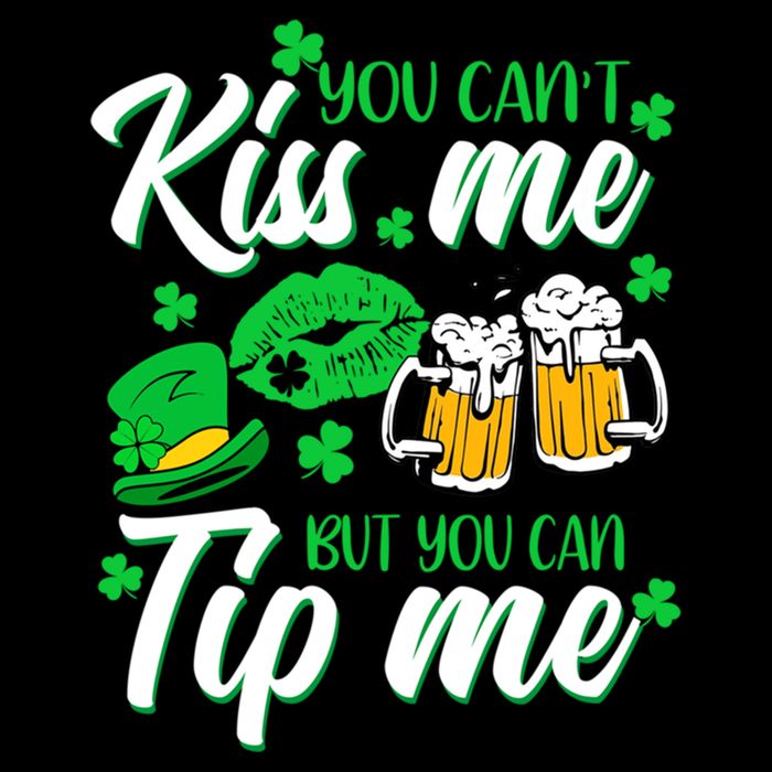 St Patrick's Day Lucky Shamrock Waitress Bartender Waiter Gift Bucket Hat