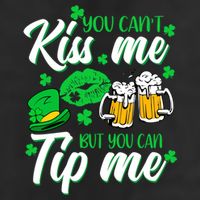St Patrick's Day Lucky Shamrock Waitress Bartender Waiter Gift 11oz C Handle Ceramic Mug
