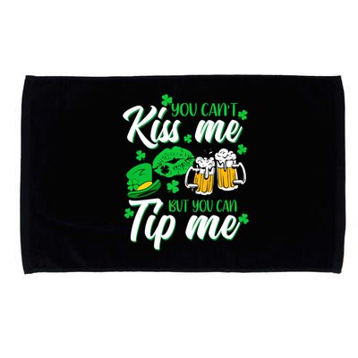 St Patrick's Day Lucky Shamrock Waitress Bartender Waiter Gift Microfiber Hand Towel