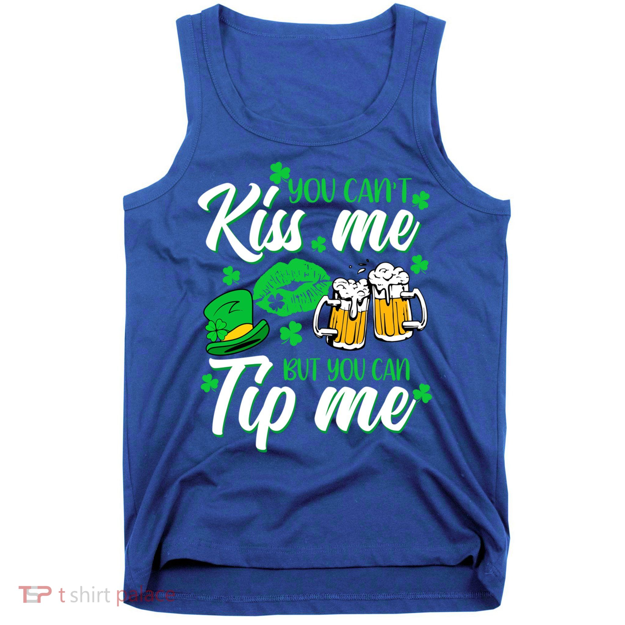 St Patrick's Day Lucky Shamrock Waitress Bartender Waiter Gift Tank Top