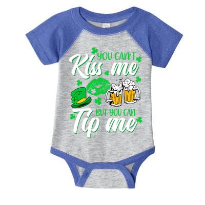 St Patrick's Day Lucky Shamrock Waitress Bartender Waiter Gift Infant Baby Jersey Bodysuit