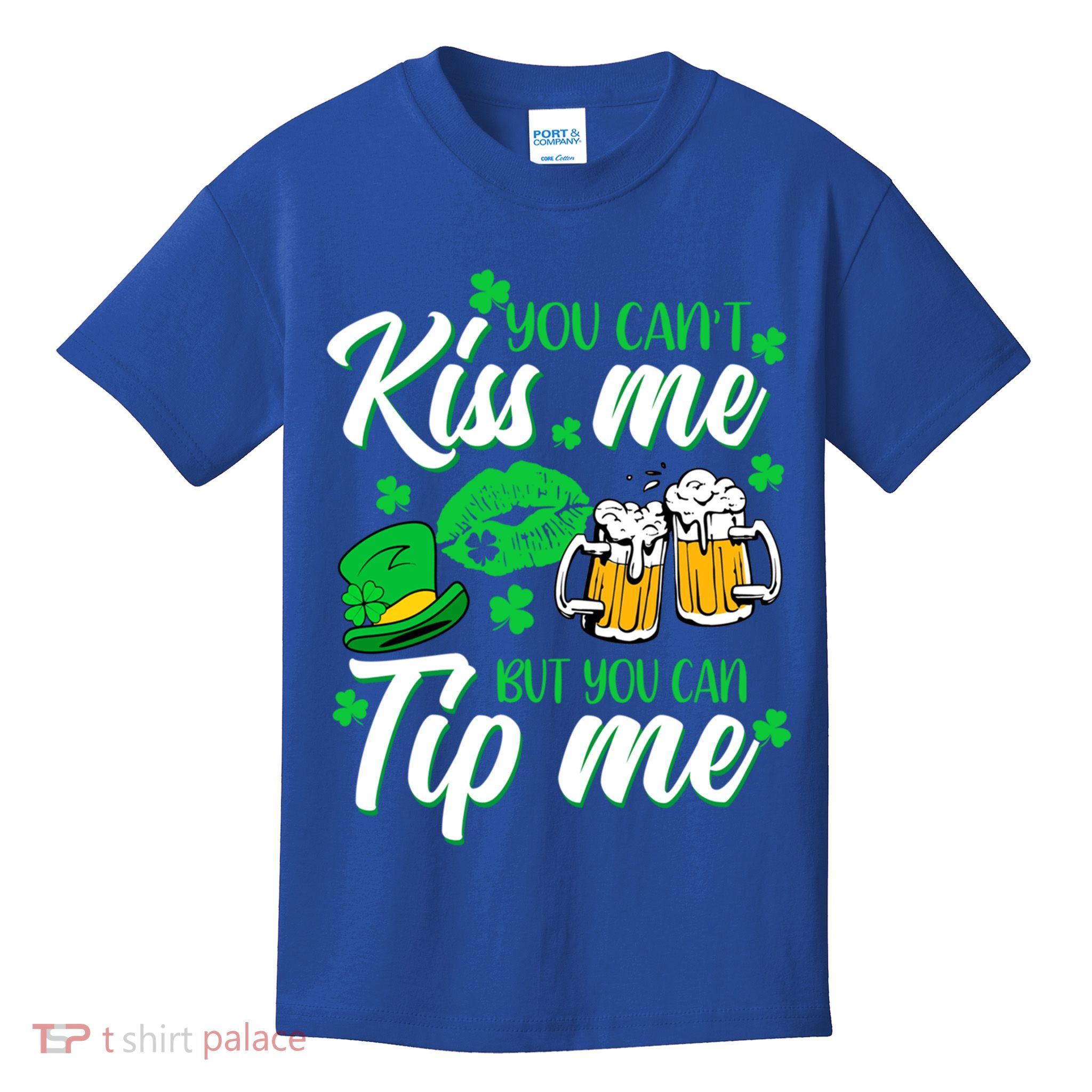 St Patrick's Day Lucky Shamrock Waitress Bartender Waiter Gift Kids T-Shirt