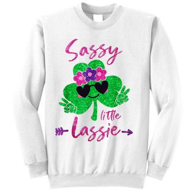 St Patricks Day Sassy Lassie Irish Girl Sweatshirt