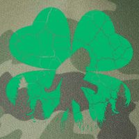 St Patricks Day Bigfoot Sasquatch Irish Clover Legacy Tie Dye Trucker Hat
