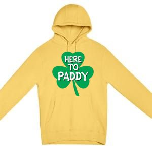 St Patricks Day Is Here Gift Premium Pullover Hoodie