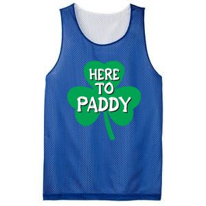 St Patricks Day Is Here Gift Mesh Reversible Basketball Jersey Tank