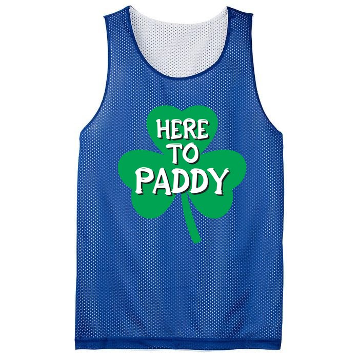 St Patricks Day Is Here Gift Mesh Reversible Basketball Jersey Tank