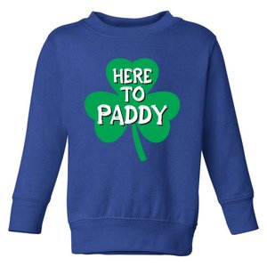 St Patricks Day Is Here Gift Toddler Sweatshirt