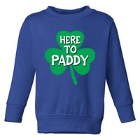 St Patricks Day Is Here Gift Toddler Sweatshirt