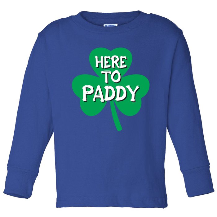 St Patricks Day Is Here Gift Toddler Long Sleeve Shirt