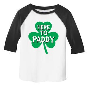 St Patricks Day Is Here Gift Toddler Fine Jersey T-Shirt