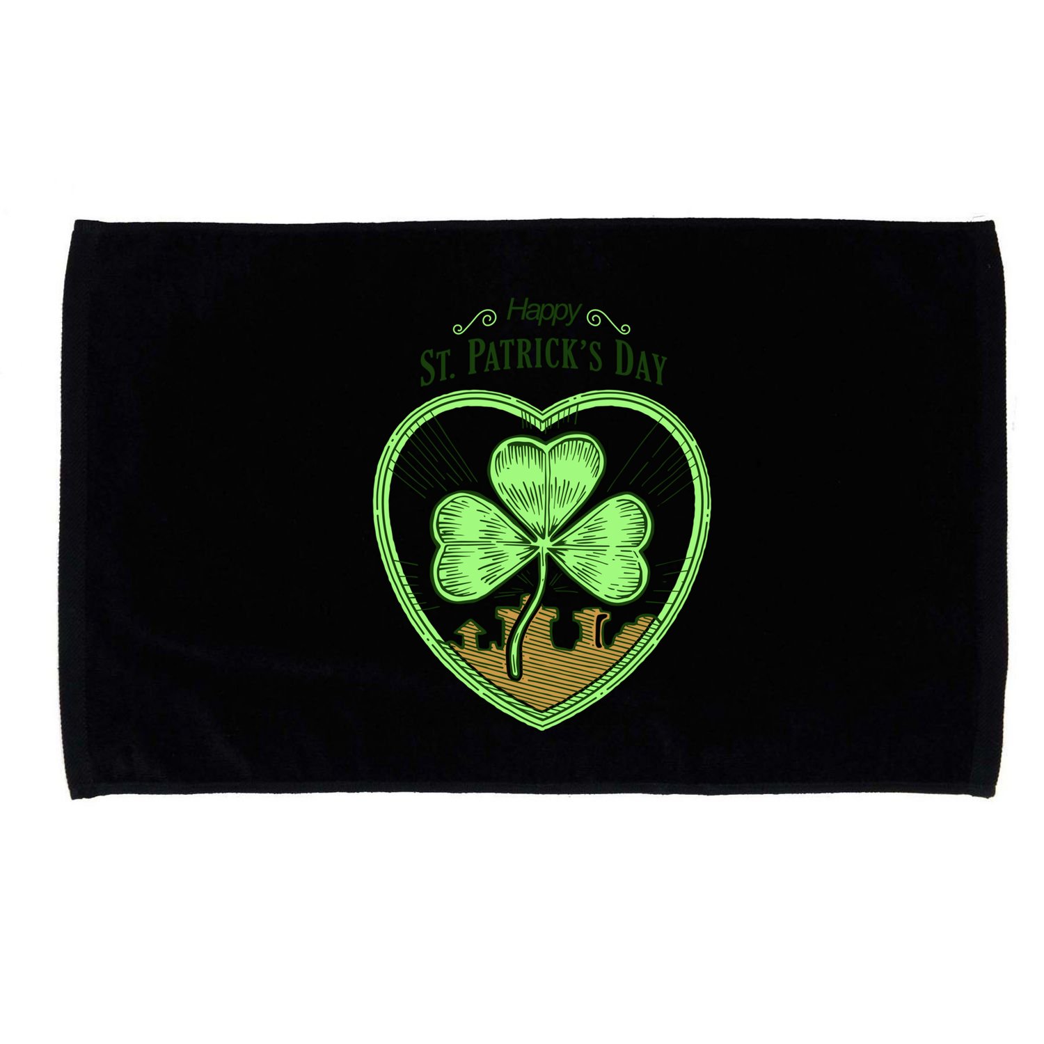 St Patricks Day Irishamerican Tradition Shamrock Gift Microfiber Hand Towel