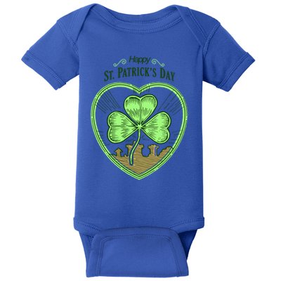St Patricks Day Irishamerican Tradition Shamrock Gift Baby Bodysuit