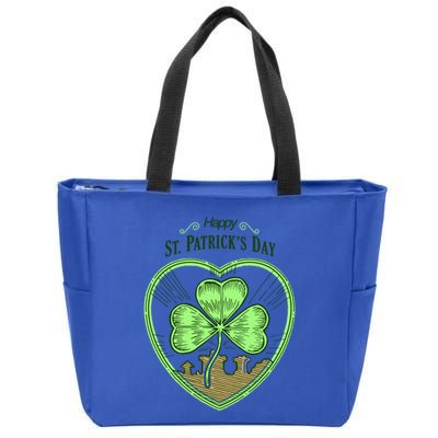 St Patricks Day Irishamerican Tradition Shamrock Gift Zip Tote Bag