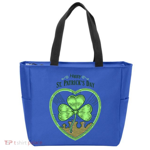 St Patricks Day Irishamerican Tradition Shamrock Gift Zip Tote Bag