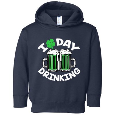 St Patricks Day I Love Day Drinking Funny Gifts Beer Lover Toddler Hoodie