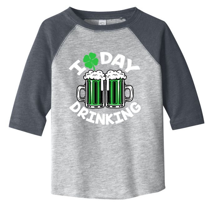 St Patricks Day I Love Day Drinking Funny Gifts Beer Lover Toddler Fine Jersey T-Shirt