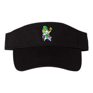 St Patricks Day Dabbing Unicorn Leprechaun Lepricorn Valucap Bio-Washed Visor