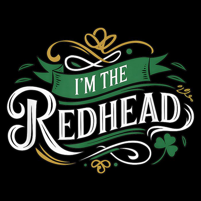 St. Patrick'S Day Dibs On The Redhead I'M The Redhead Flat Bill Trucker Hat