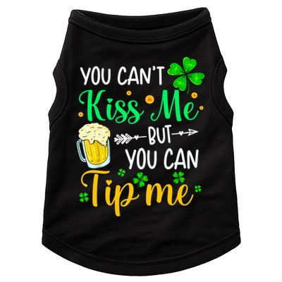 St Patrick's Day Lucky Shamrock Waitress Bartender Waiter Cute Gift Doggie Tank