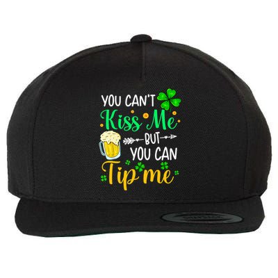St Patrick's Day Lucky Shamrock Waitress Bartender Waiter Cute Gift Wool Snapback Cap