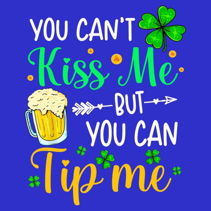 St Patrick's Day Lucky Shamrock Waitress Bartender Waiter Cute Gift Zip Tote Bag