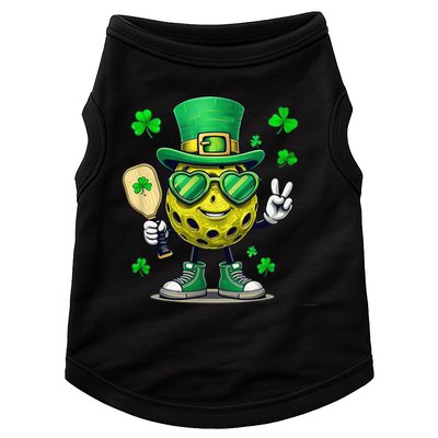St. Patrick'S Day Lucky Pickleball Irish Shamrock Doggie Tank