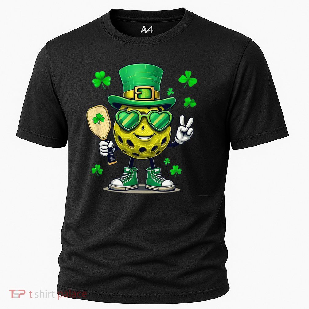 St. Patrick'S Day Lucky Pickleball Irish Shamrock Performance Shirt