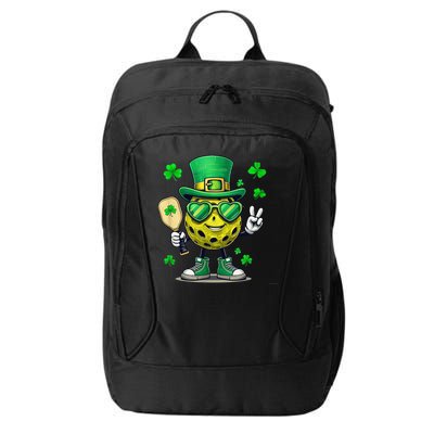 St. Patrick'S Day Lucky Pickleball Irish Shamrock City Backpack