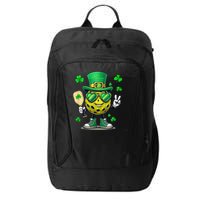 St. Patrick'S Day Lucky Pickleball Irish Shamrock City Backpack